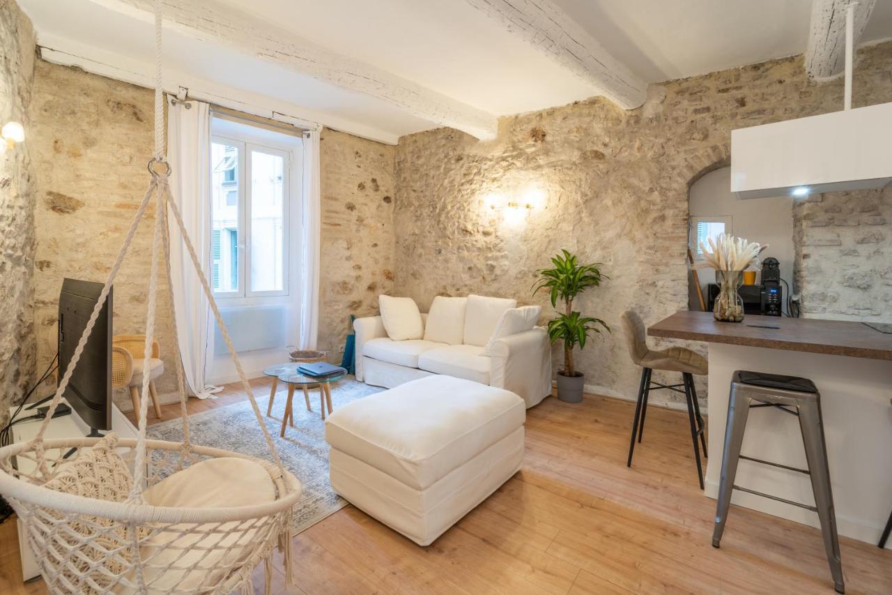 Fusion - Charme De L'ancien Et Confort Moderne - Vieux - 2 - Wifi - 5 Min Des Plages - 30 Min De Cannes Et Monaco Apartment *